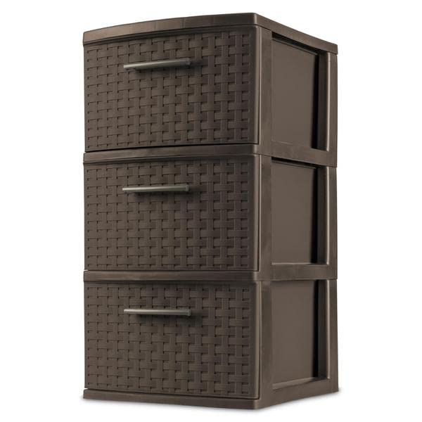3 Drawer Espresso Storage Tower I303863
