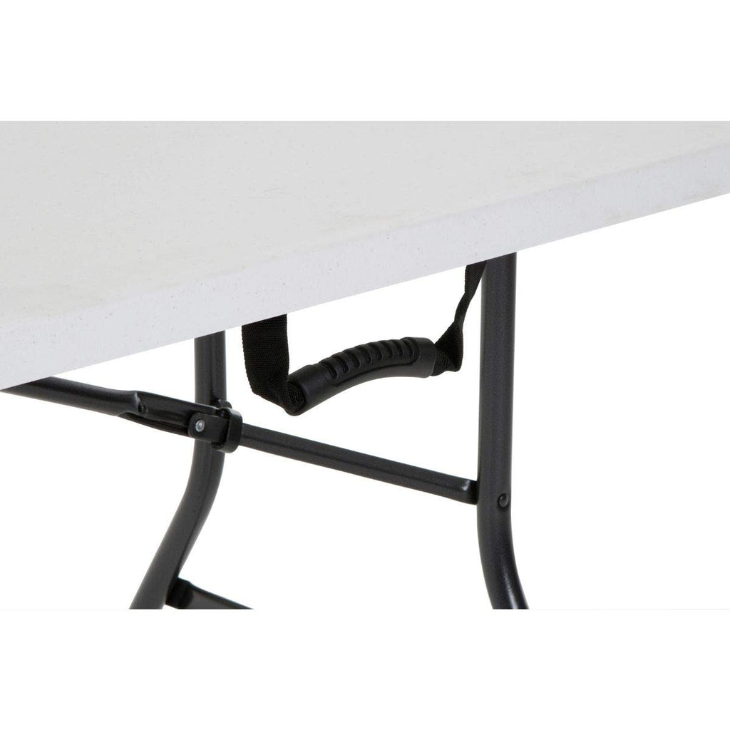 6 Foot Folding Table White T9034