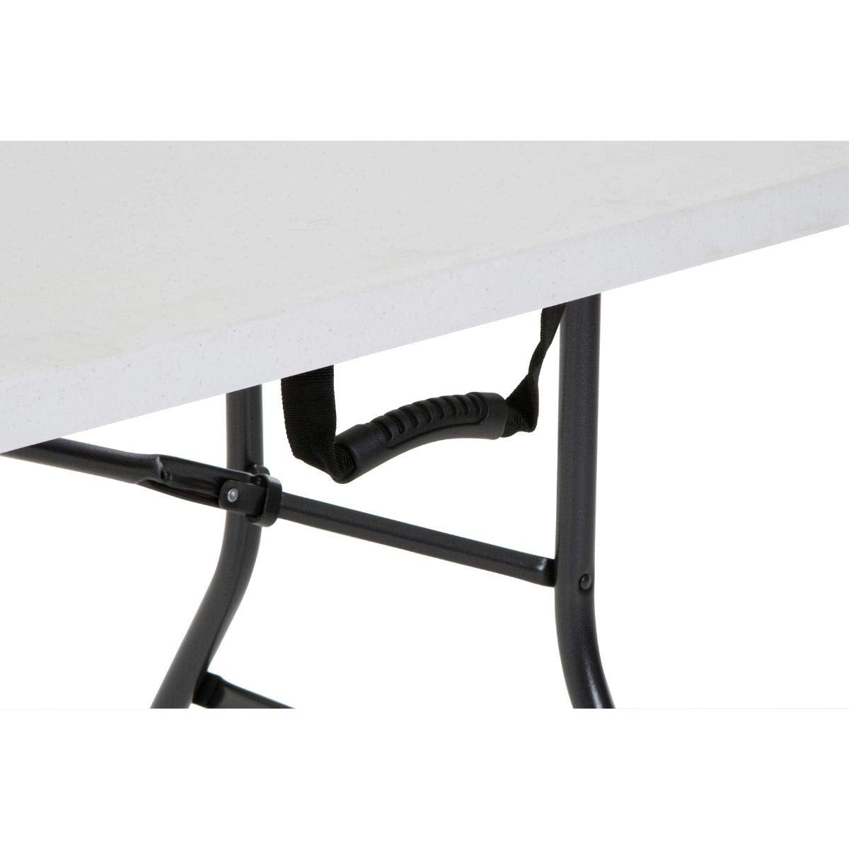 6 Foot Folding Table White T9034