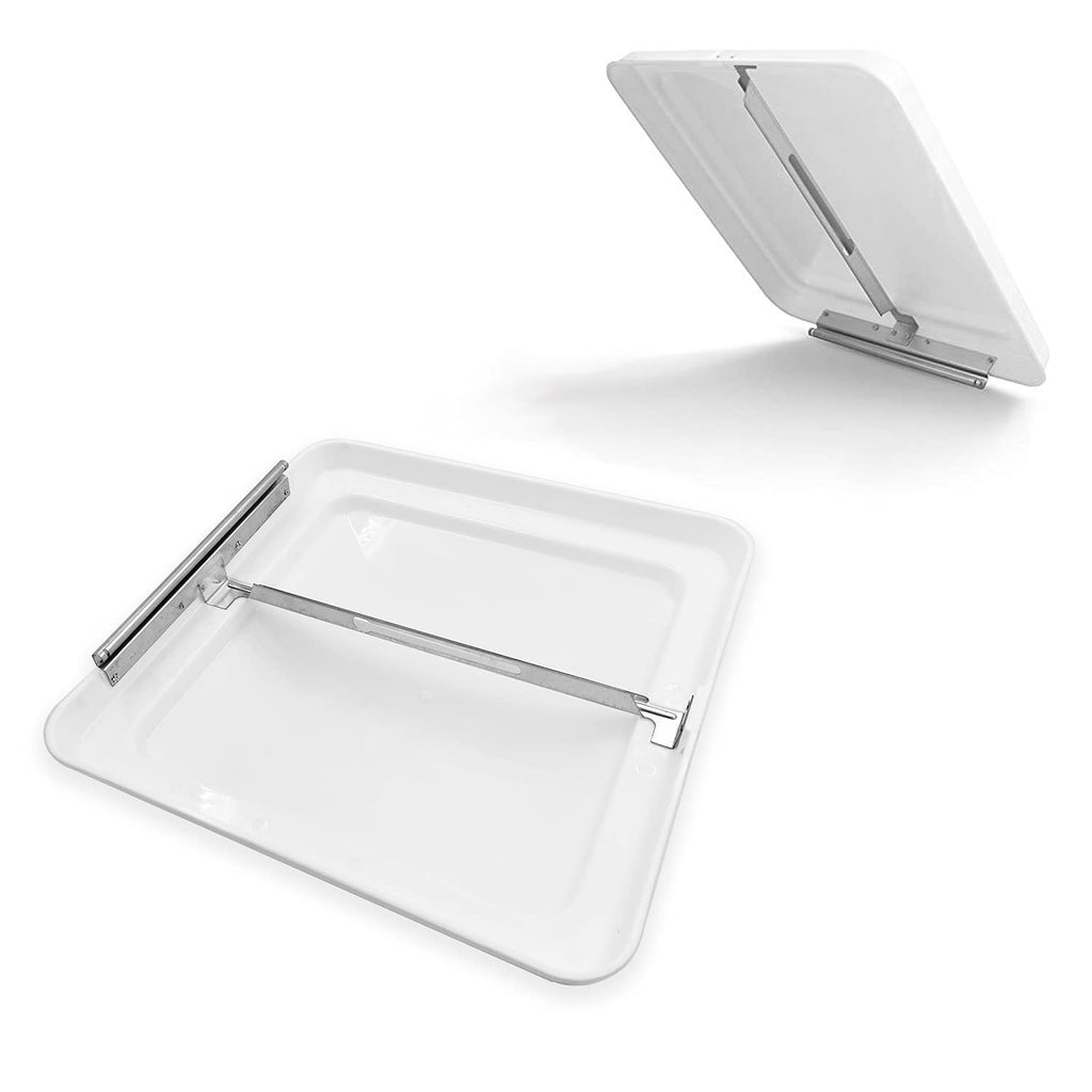 White 14" x 14" Replacement RV Roof Vent Lid Cover P501898