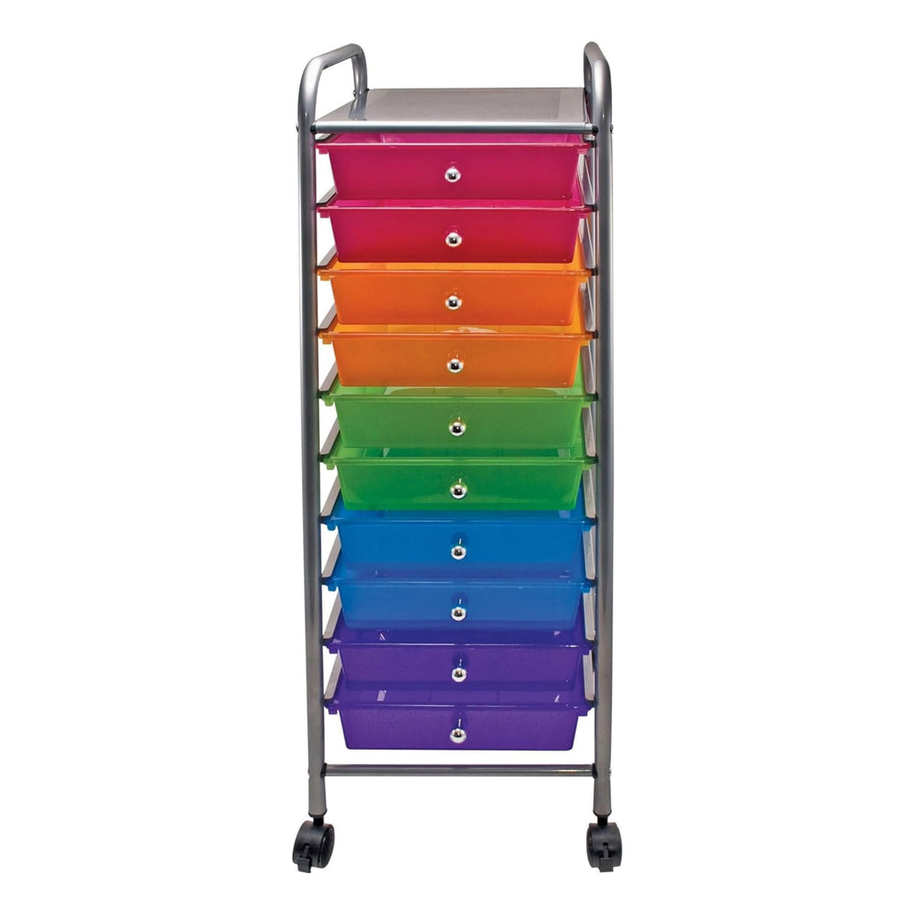10 Drawer Rolling Storage Cart Z40949