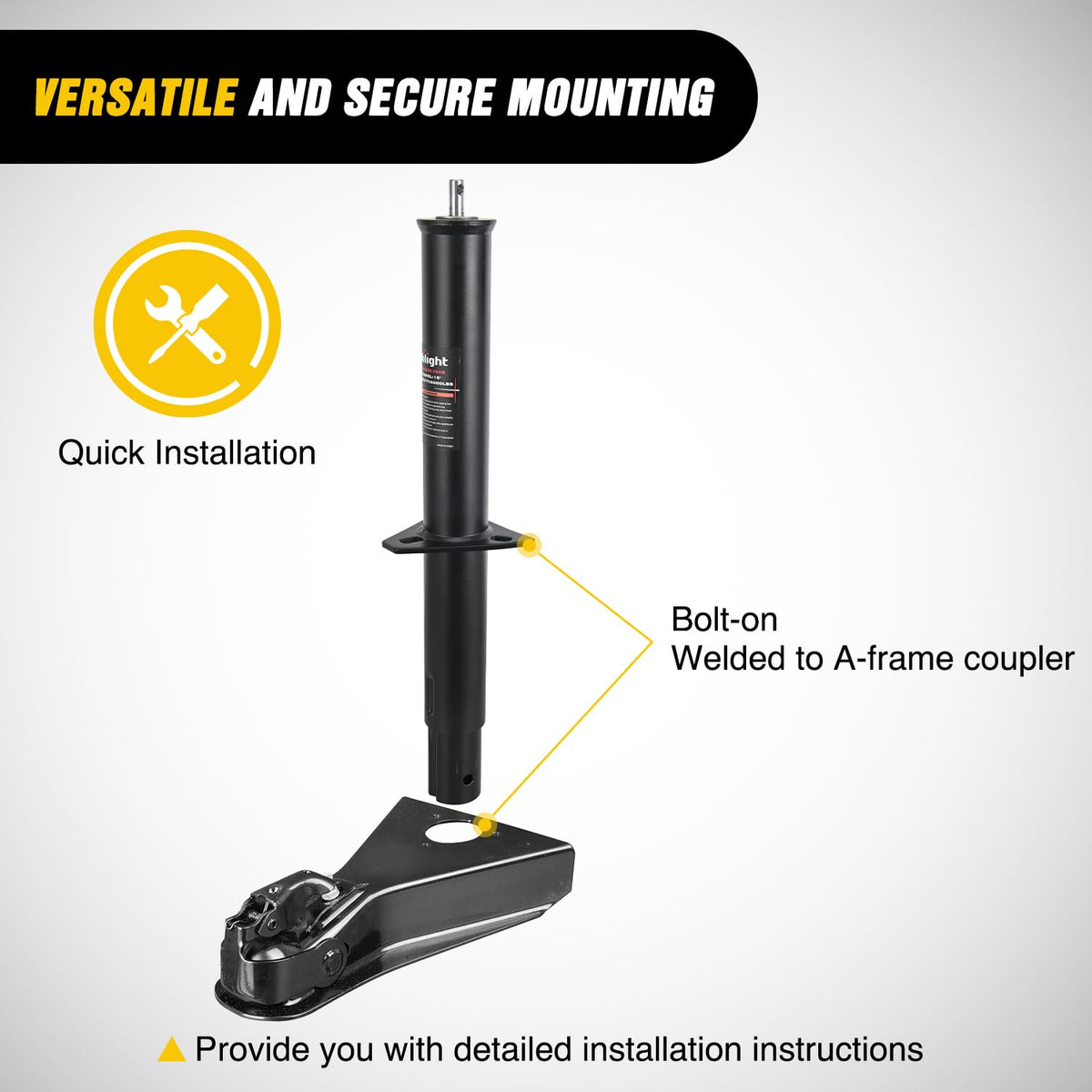 5000 lbs A-Frame Trailer Tongue Jack M17960