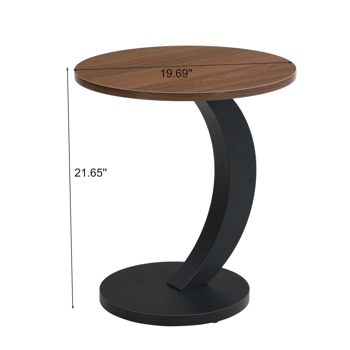 Black Walnut Coffee Table Set of 2 F357