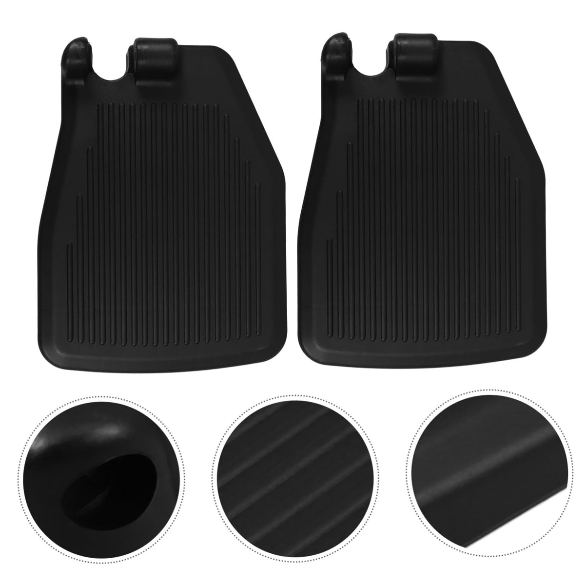 Heavy Duty Wheelchair Foot Rest Replacement Black S81146