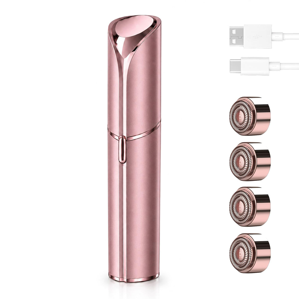 Facial Hair Removal with 4 Replacement Heads M9016