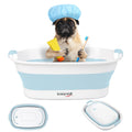 Collapsible Dog Bath Tub with Drain Plug X12880