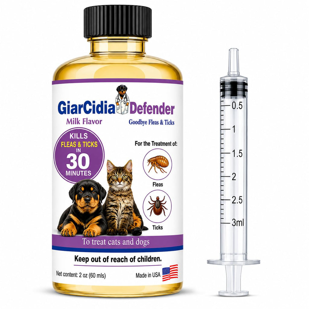 Flea & Tick Support for Cats & Dogs Oral Suspension Milk Flavor 60ml R3274
