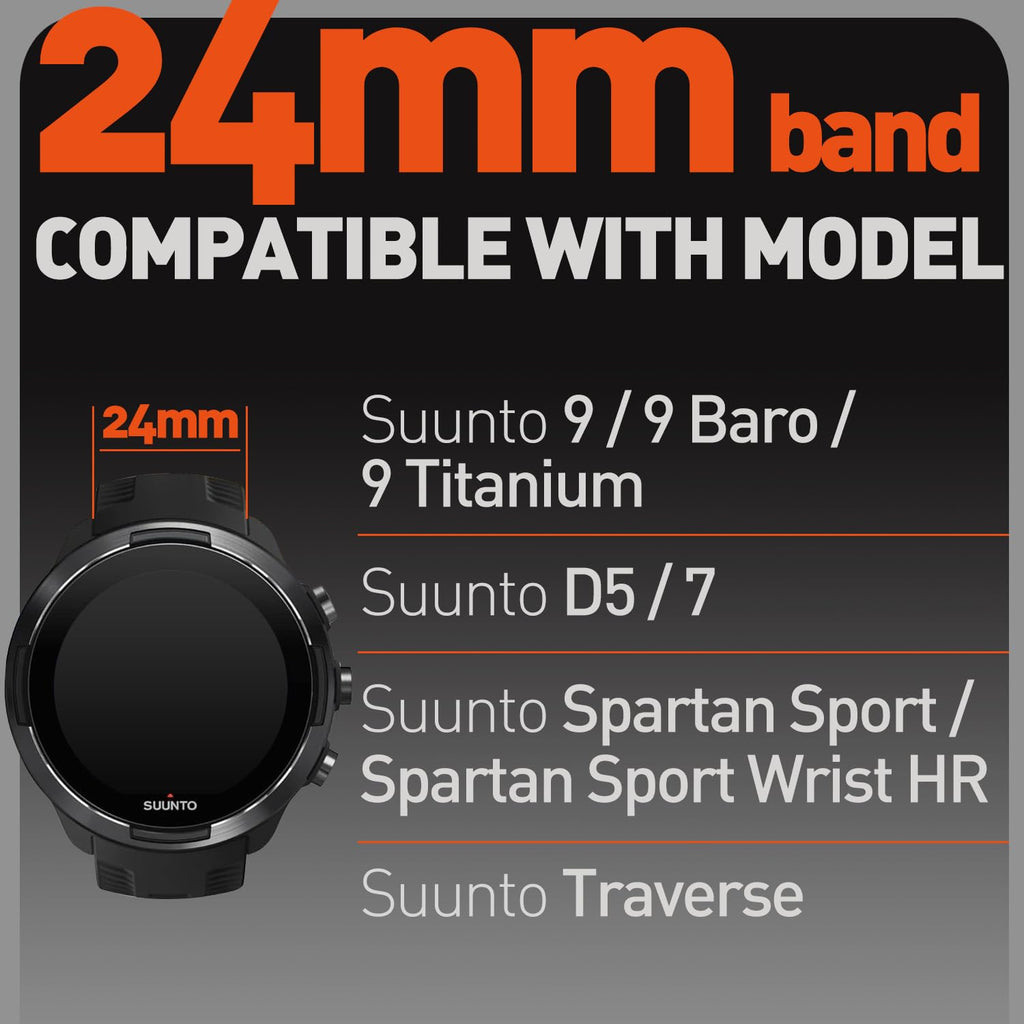 24mm Nylon Sports Watch Band L6262