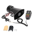 12V 100W 7 Tone Car Siren Horn Speaker with Microphone V282
