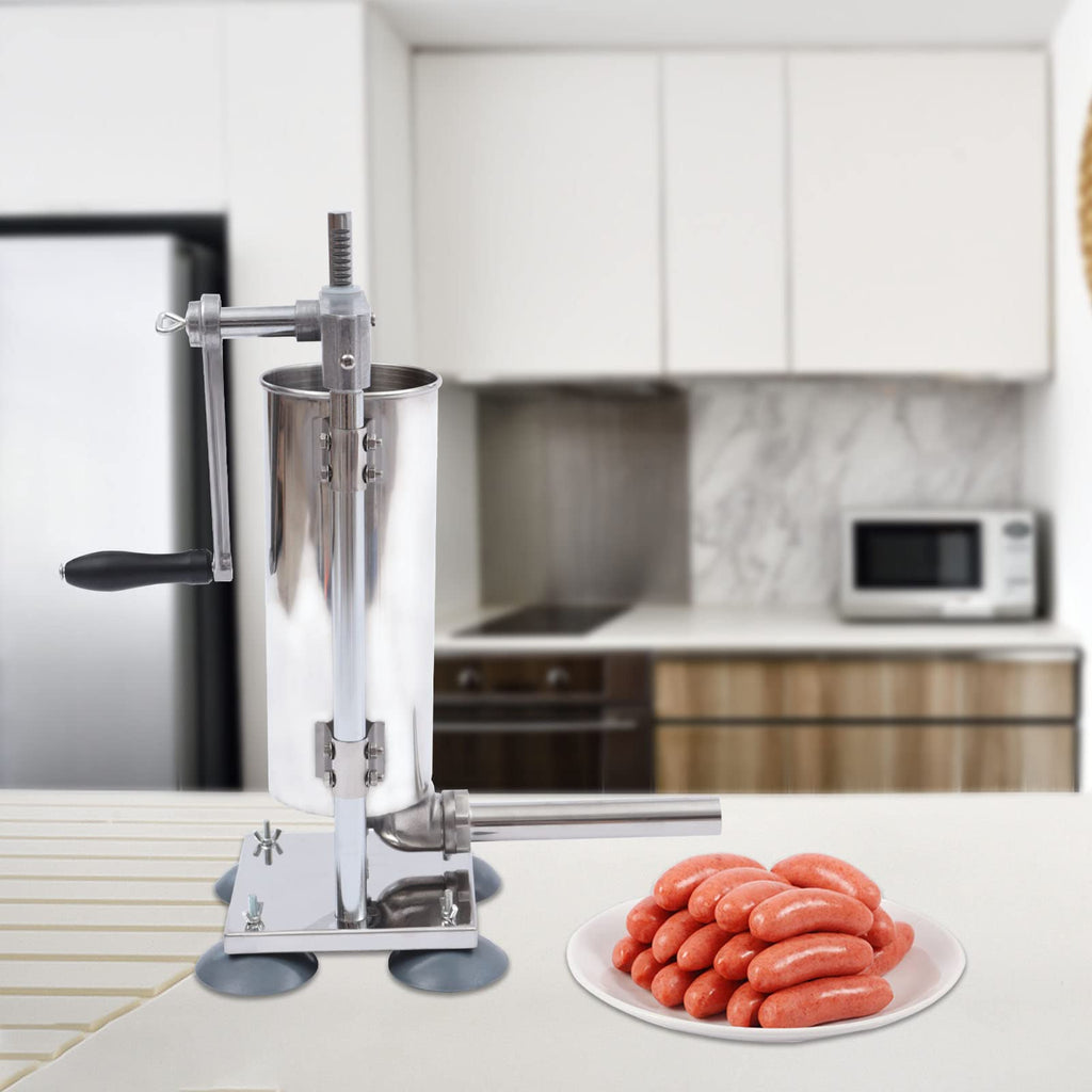 6Lb Stainless Steel Vertical Sausage Stuffer Z70023