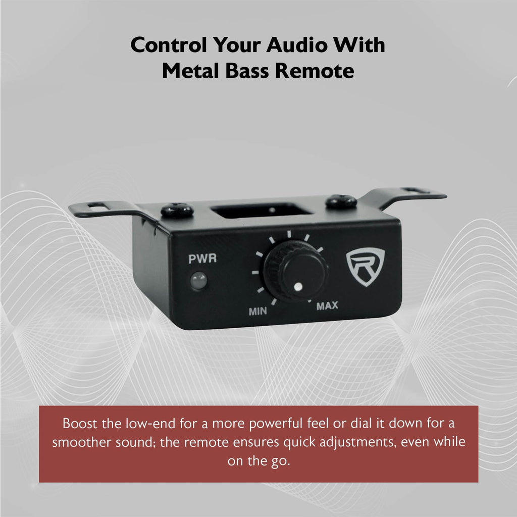 10" Slim Under-Seat Powered Car Subwoofer Z204631