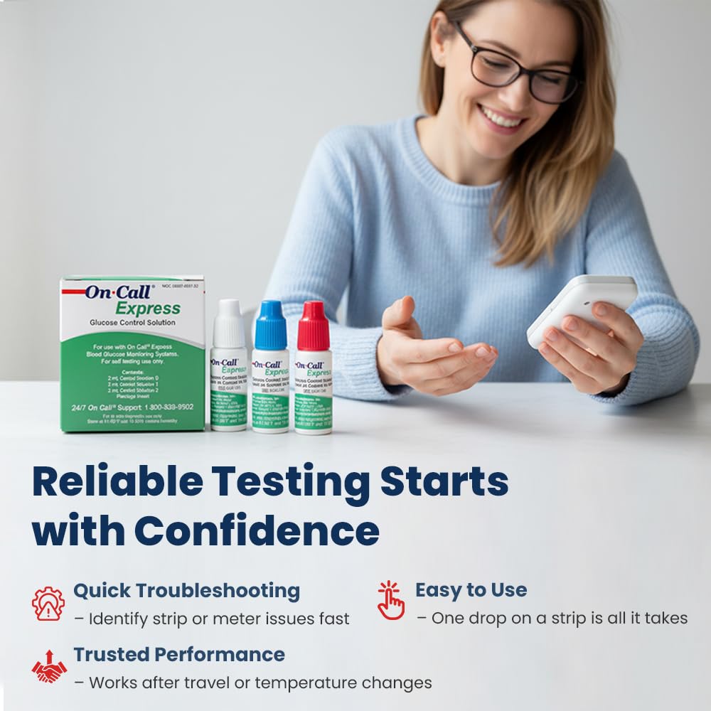 Glucose Control Solution Kit Level 0, 1 & 2, 3-Pack 2mL Bottles H7630