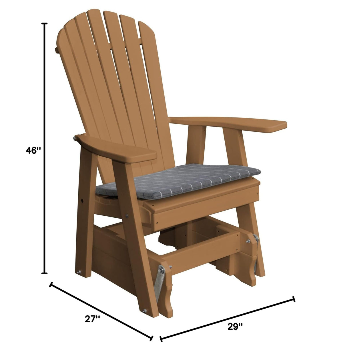 Cedar Adirondack Gliding Chair T695675