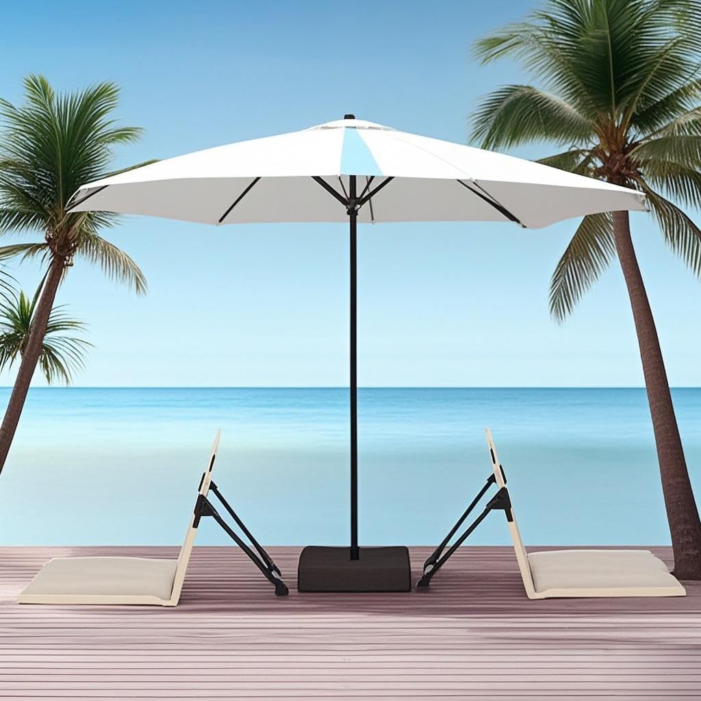 Black 2 Pack Foldable Poolside Chairs A538