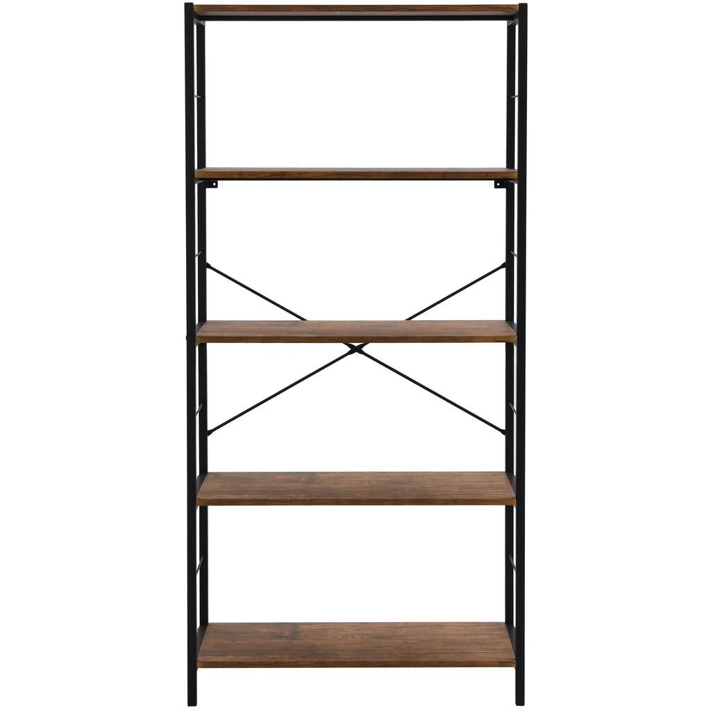 5 Tier Bookshelf with Coffee Shelves F58734