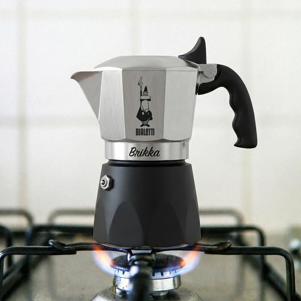 Black 2 Espresso Shots Moka Pot Stovetop Espresso Maker E806549