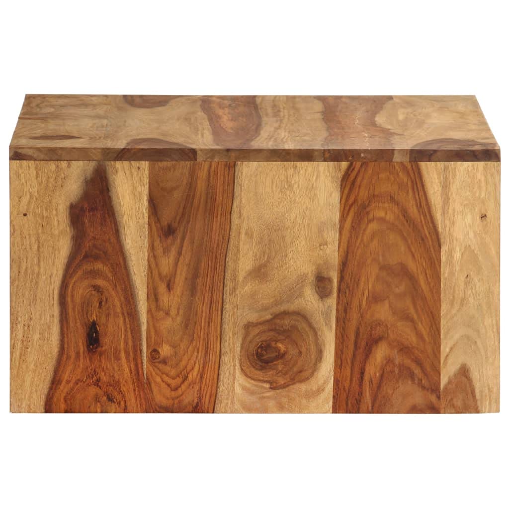 Brown Solid Sheesham Wood Nesting Coffee Table Set of 2 K16277