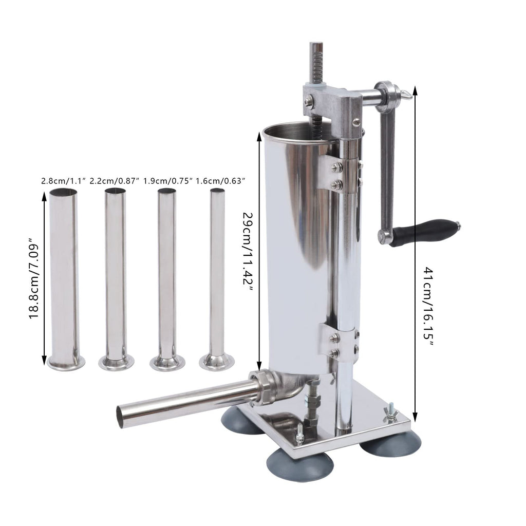 6Lb Stainless Steel Vertical Sausage Stuffer Z70023