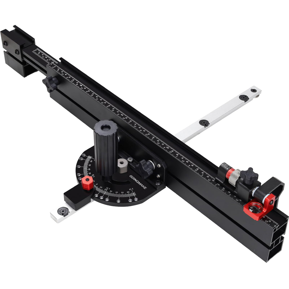 Table Saw Miter Gauge with Extendable Fence and Flip Stop Q28918