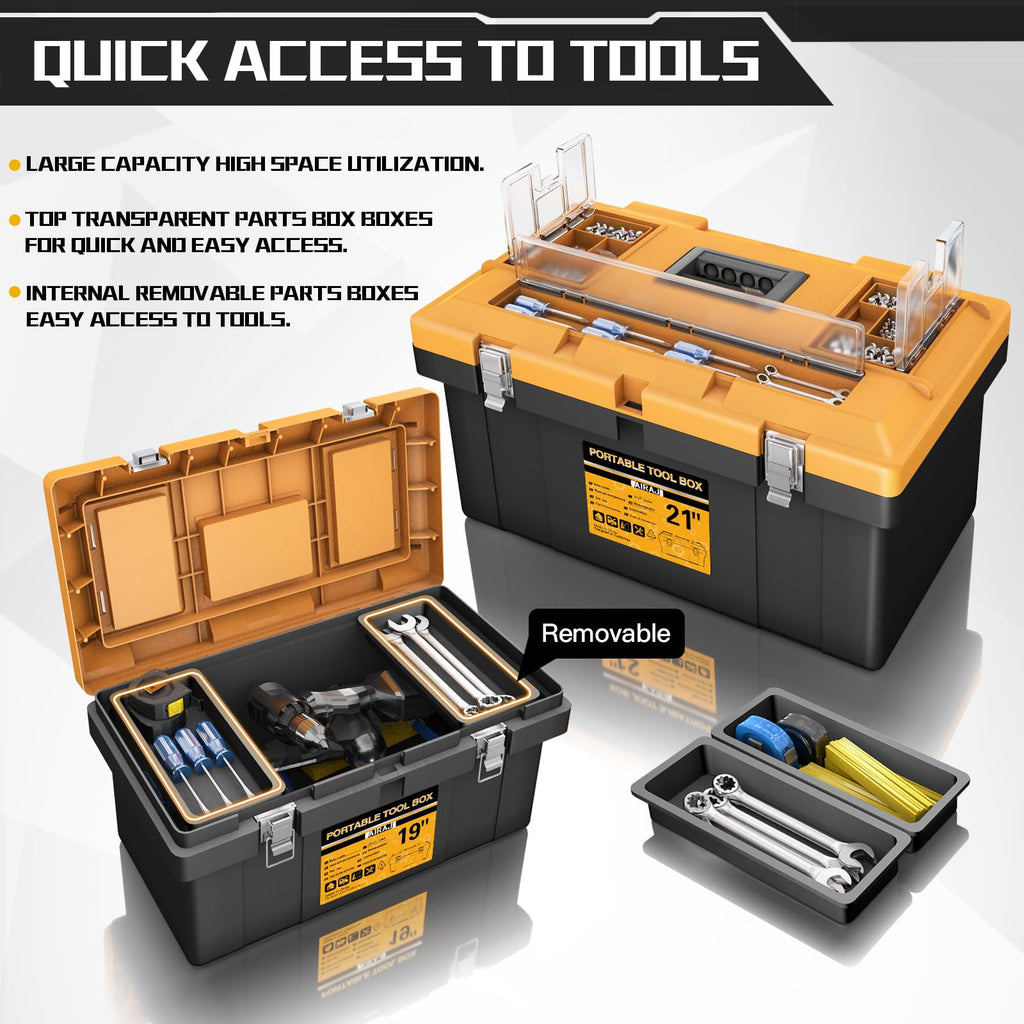 4 In 1 Portable Tool Box Set V19525