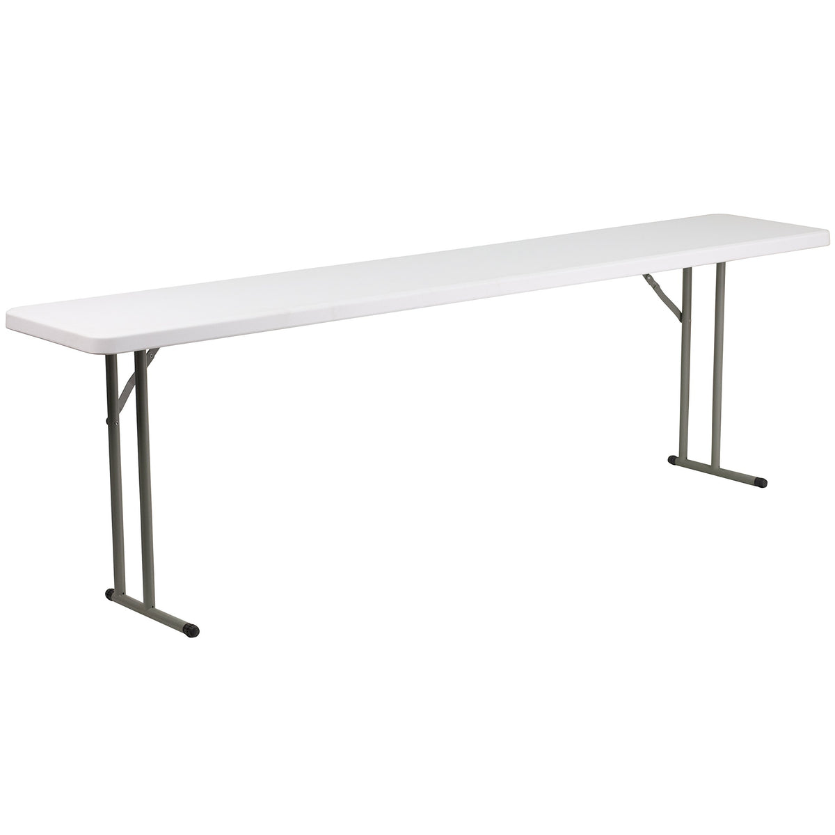 8-Foot White Plastic Folding Training Table S631