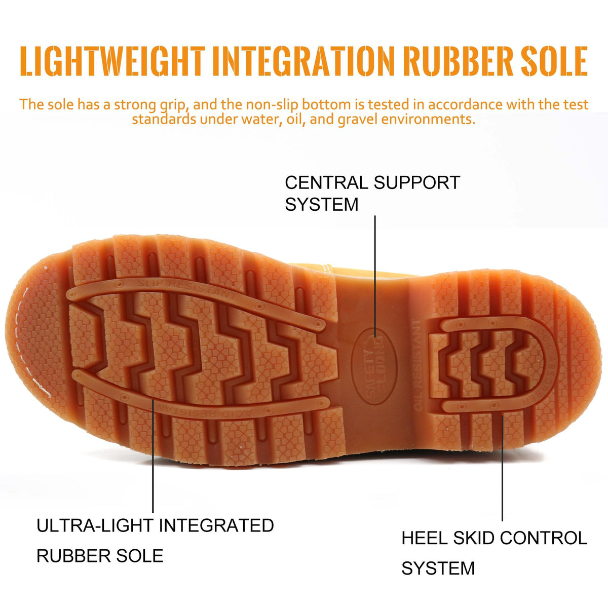 Soft Toe Waterproof Leather Work Boots N223