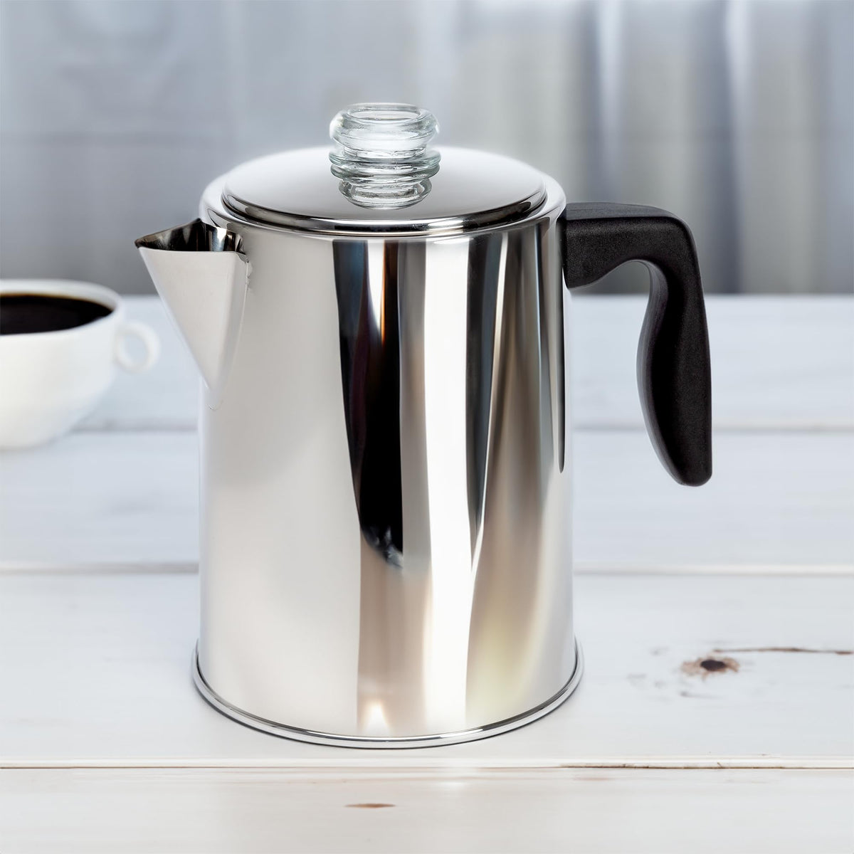 Stainless Steel 8 Cup Stovetop Coffee Percolator E52065