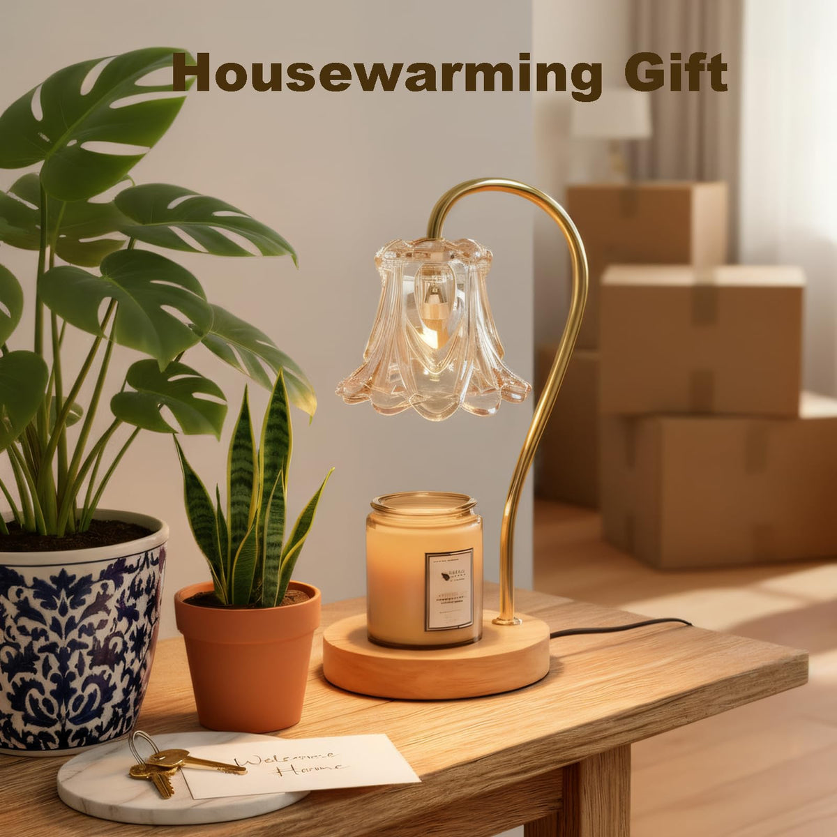 Candle Warmer Lamp with Timer Dimmable A88323