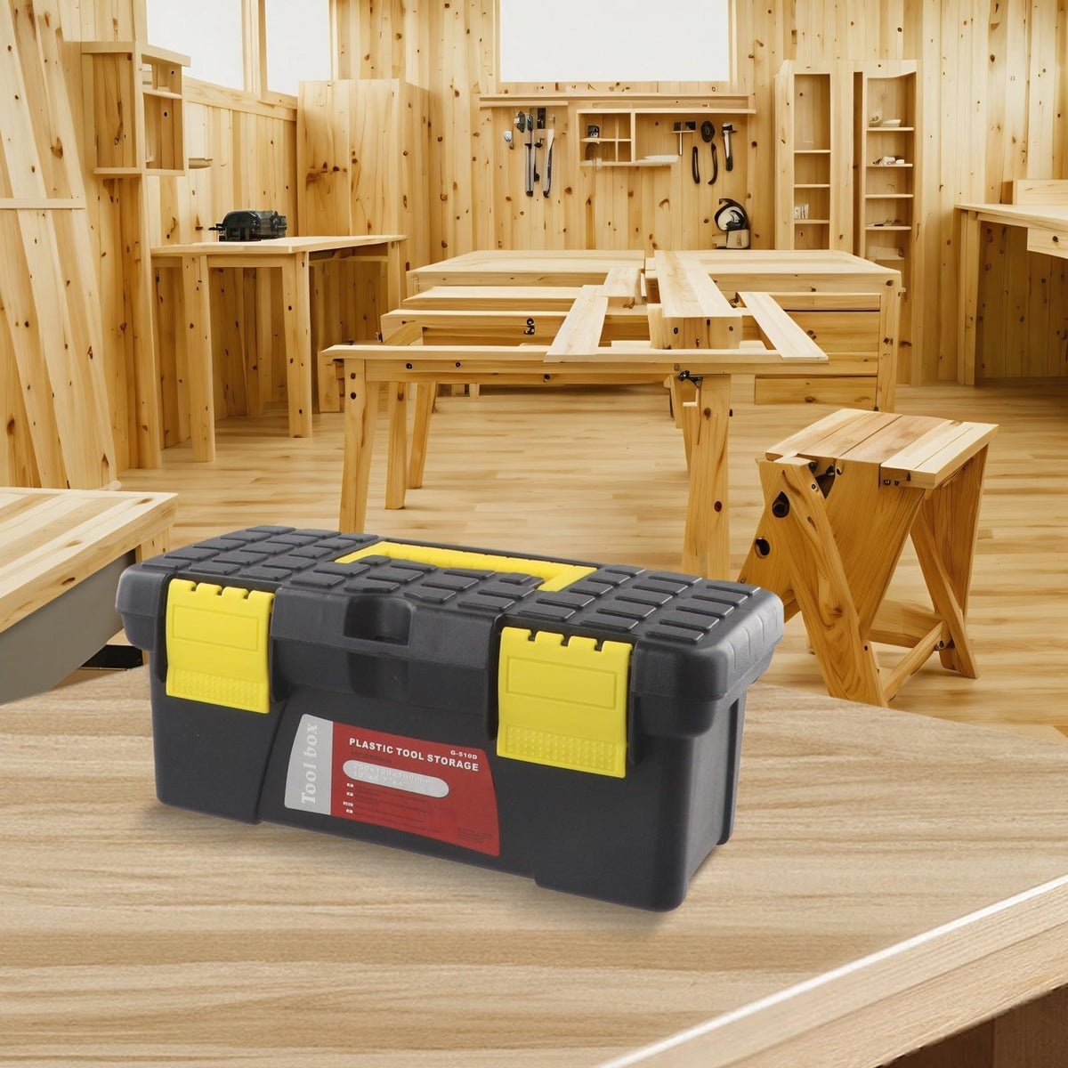 10 Inch Plastic Tool Storage Box Y32505
