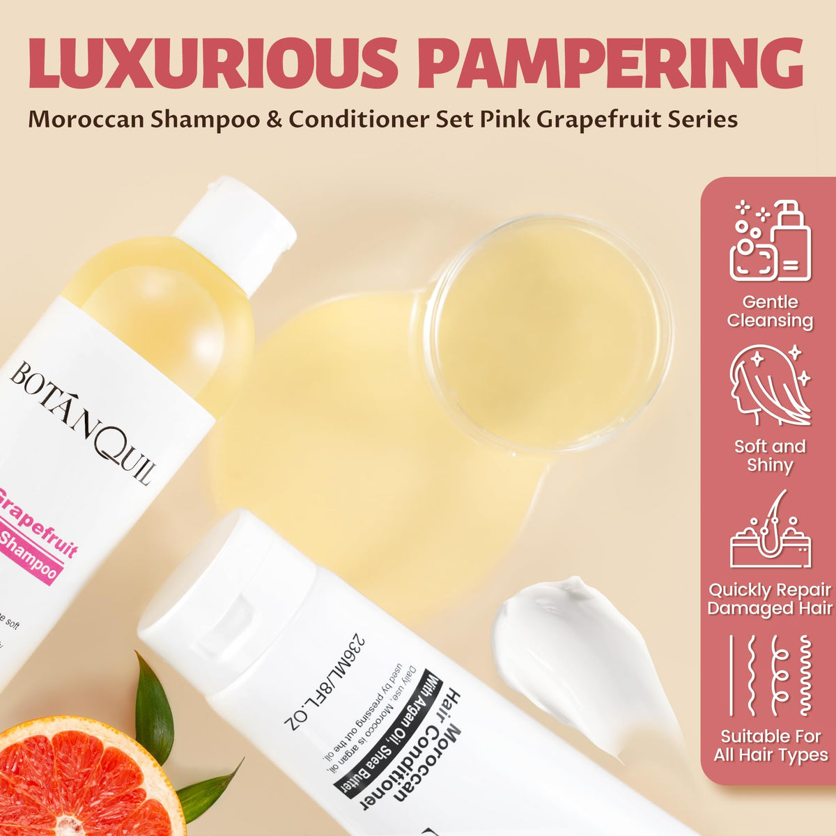 Argan Oil Shampoo and Conditioner Set C3383