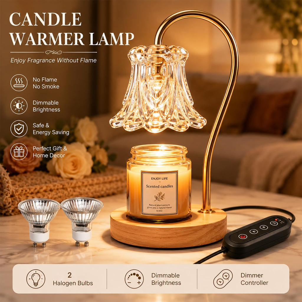 Candle Warmer Lamp with Timer Dimmable A88323