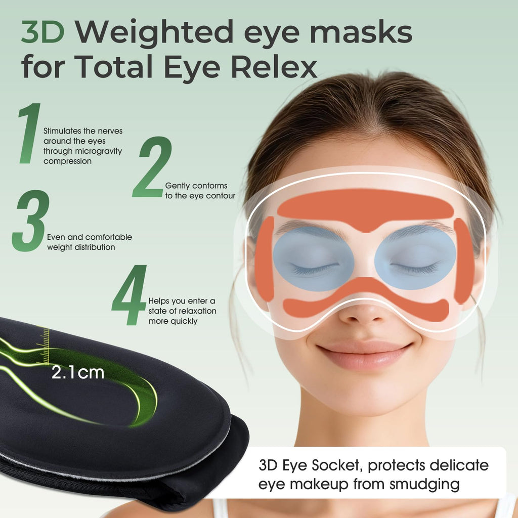 Bluetooth Sleep Mask with Hot & Cold Gel Insert X330396