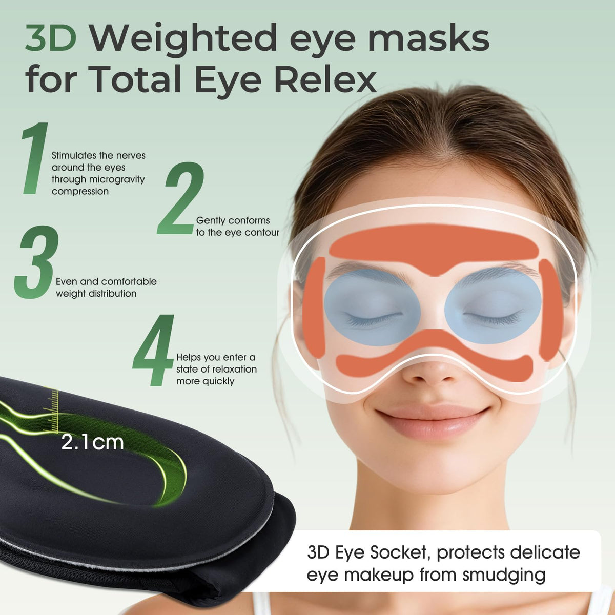Bluetooth Sleep Mask with Hot & Cold Gel Insert X330396