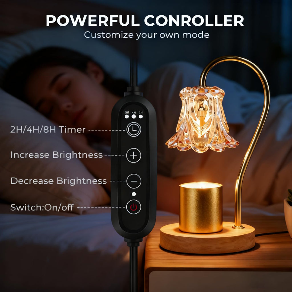 Candle Warmer Lamp with Timer Dimmable A88323