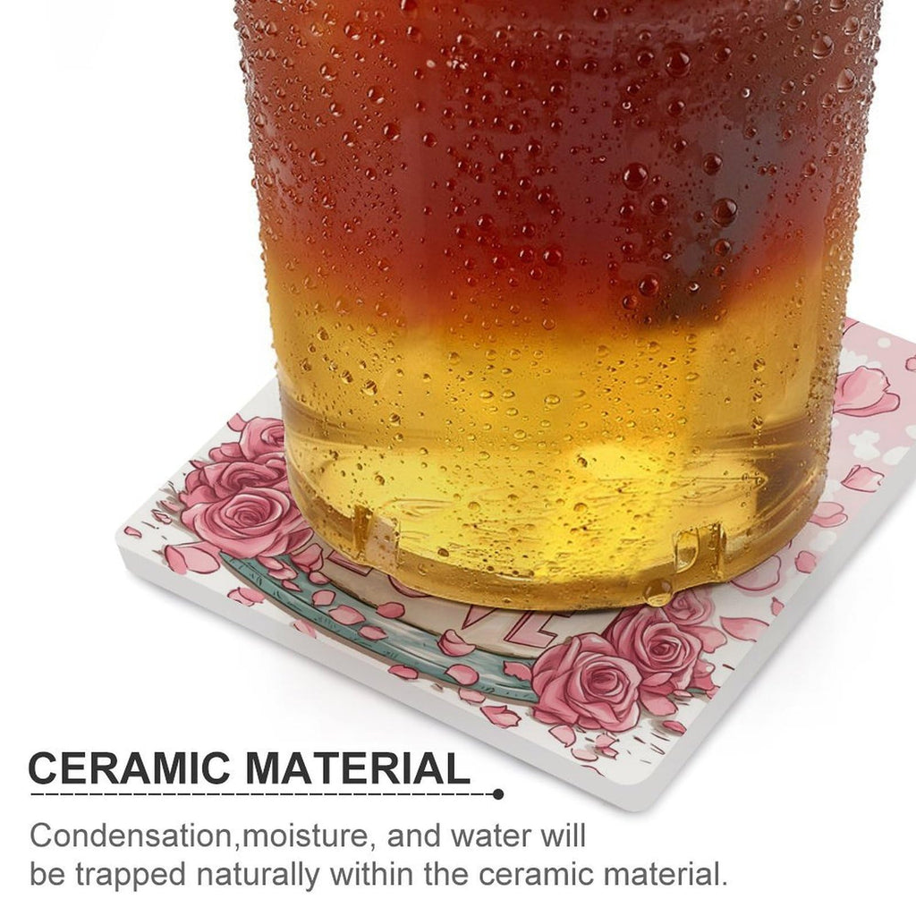 Ceramic Coasters Set Q3607