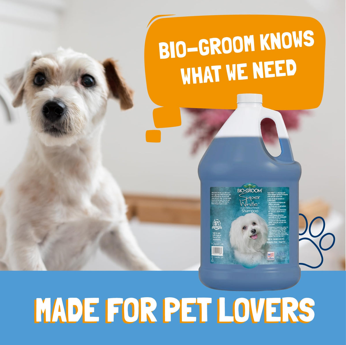 Whitening Dog Shampoo 1 Gallon Q178