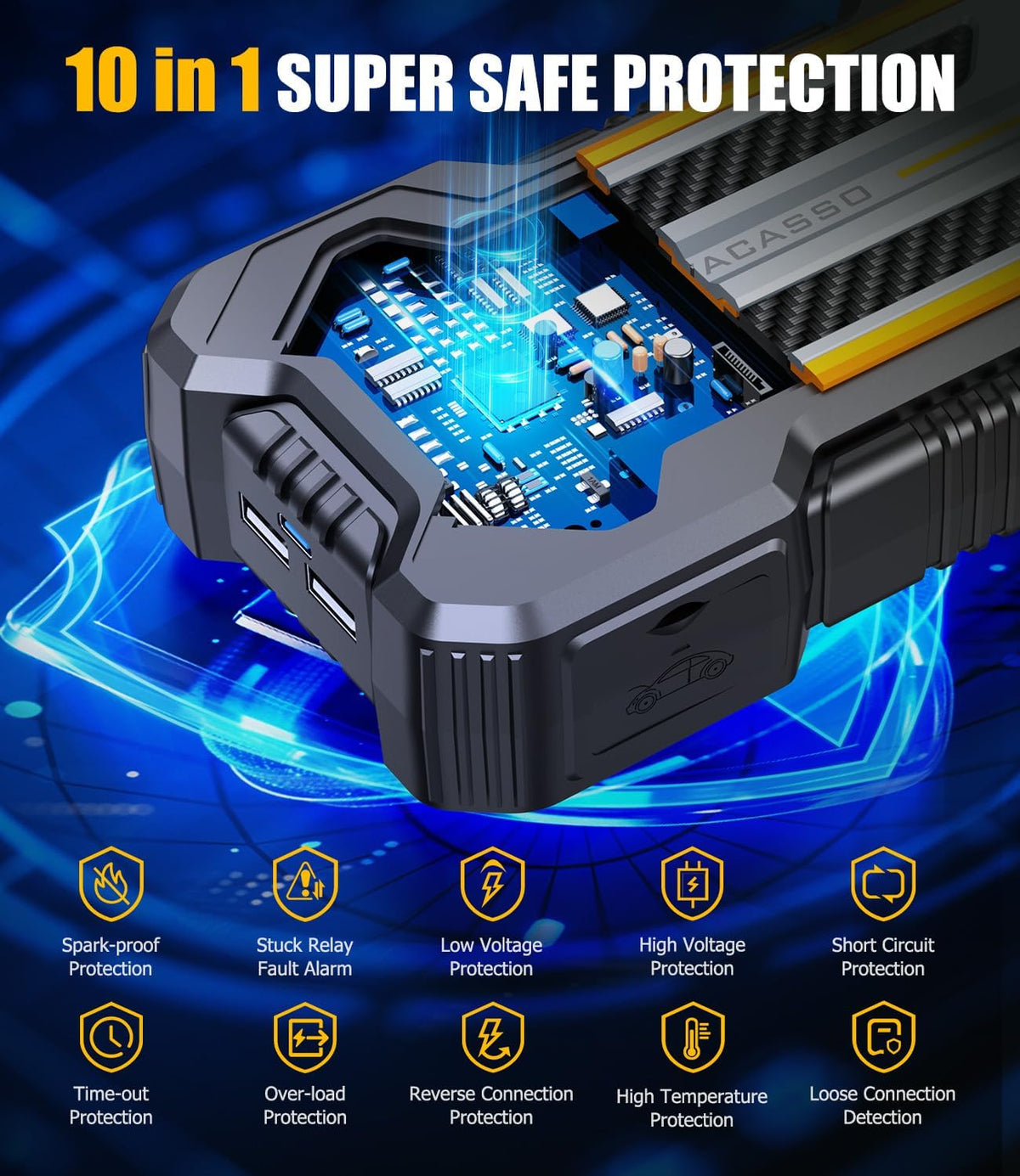 12V Portable Car Jump Starter O1813