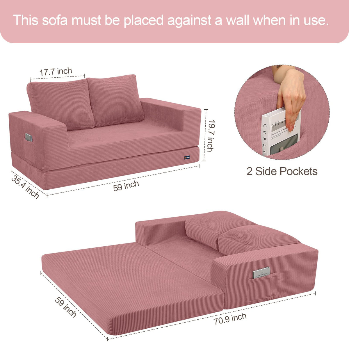 Futon Sofa Bed W53407