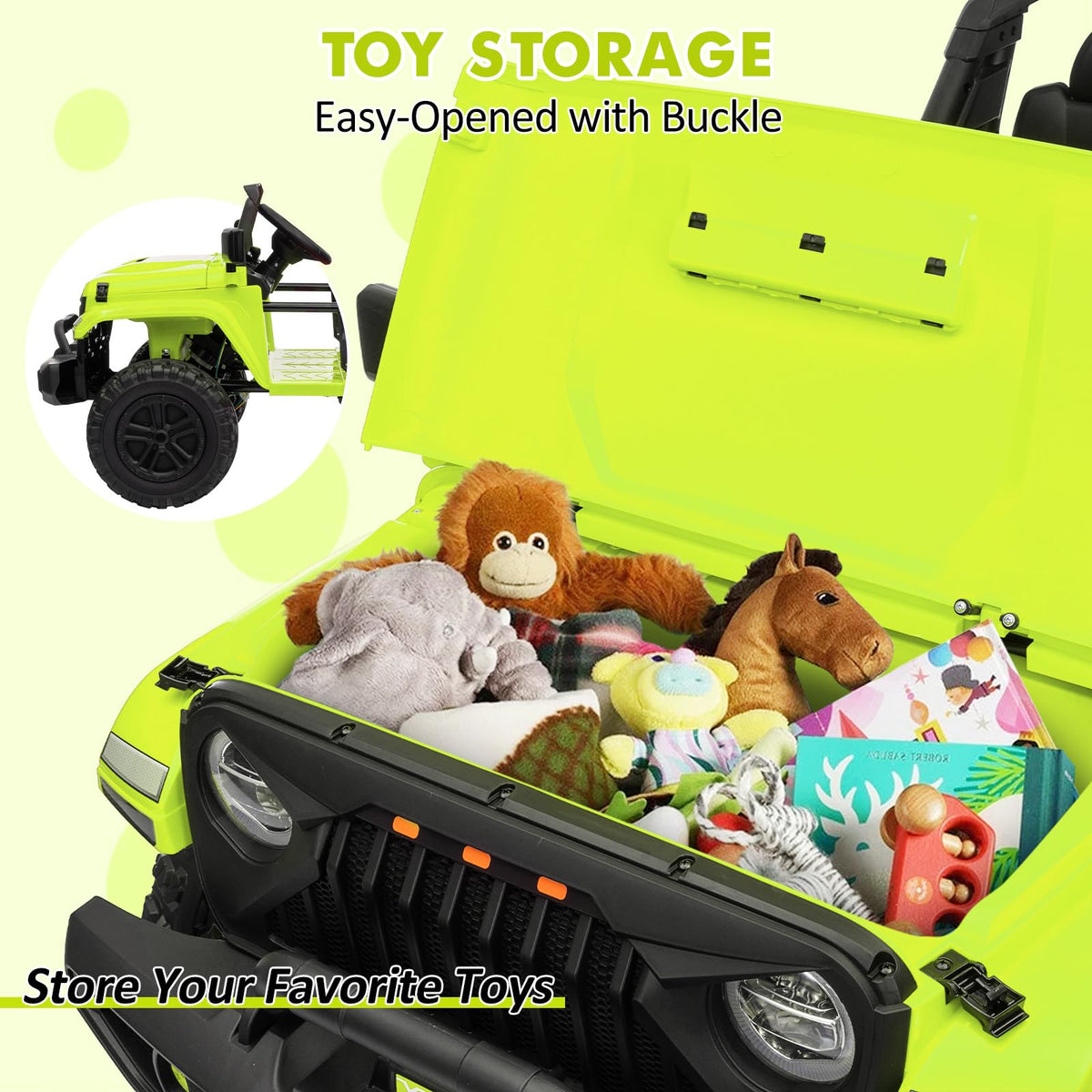24V 2 Seaters Battery Powered Ride on Car H566946