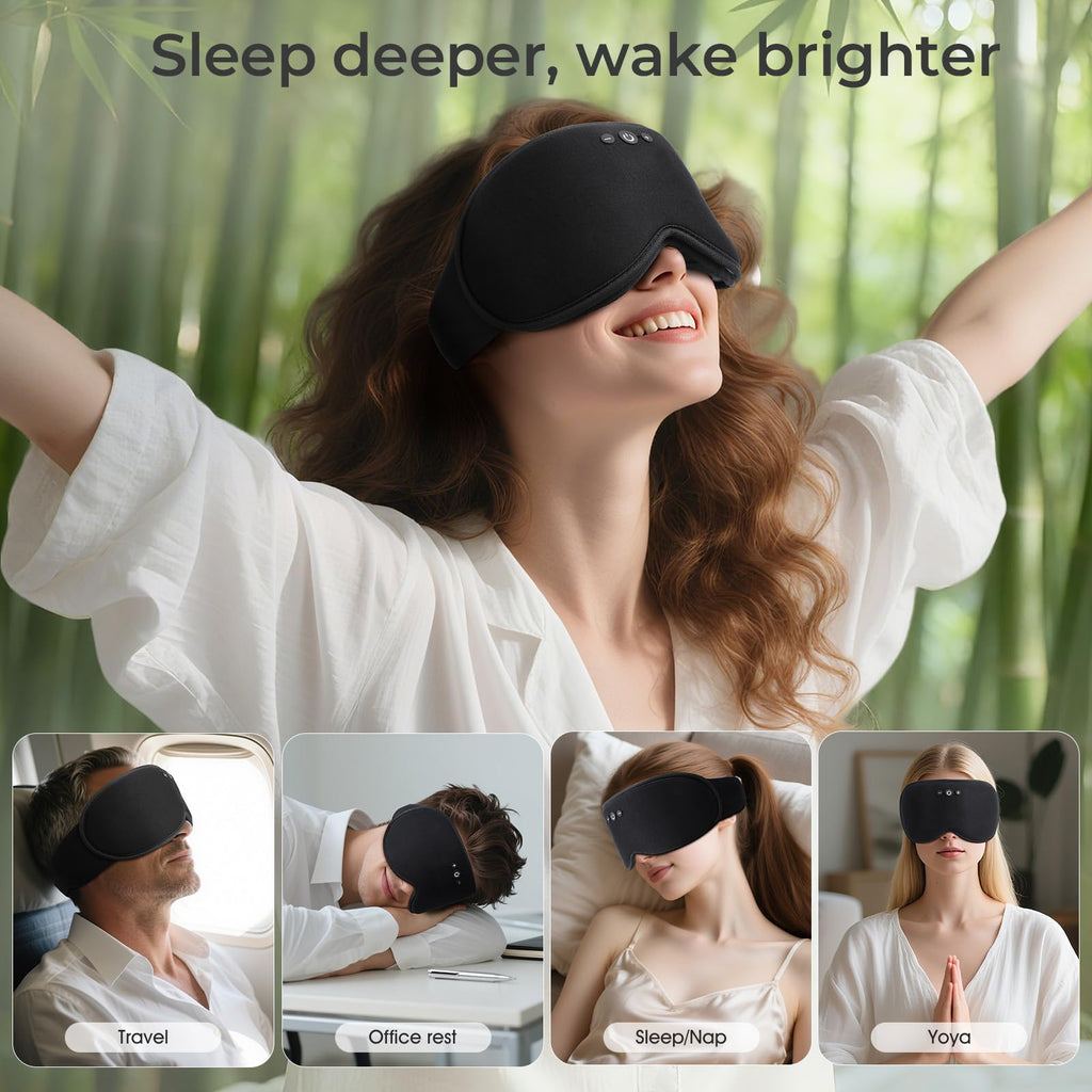 Bluetooth Sleep Mask with Hot & Cold Gel Insert X330396