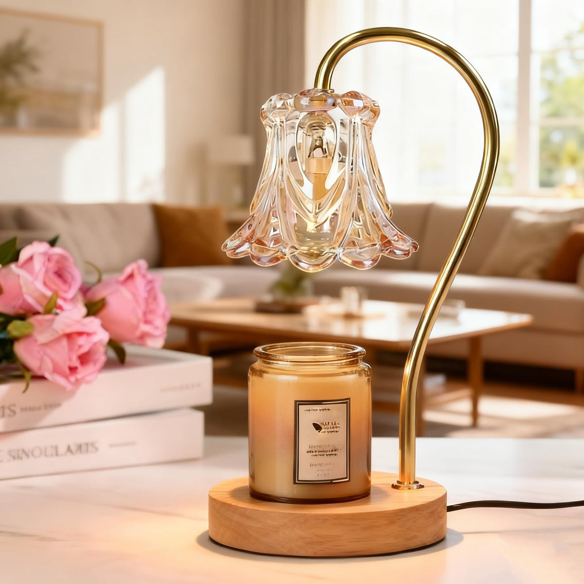 Candle Warmer Lamp with Timer Dimmable A88323