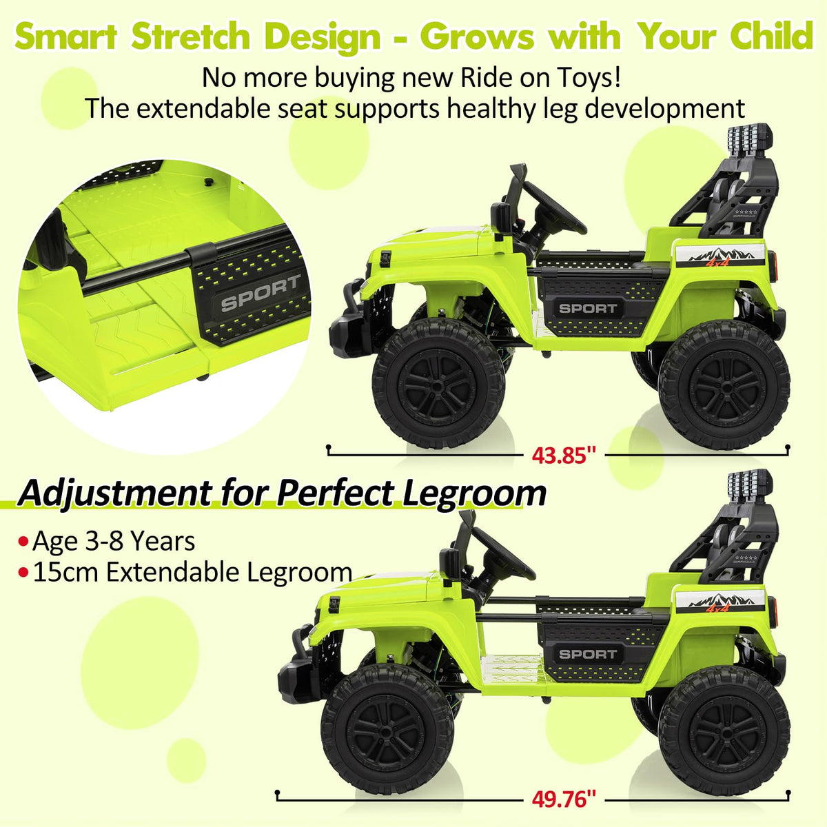 24V 2 Seaters Battery Powered Ride on Car H566946