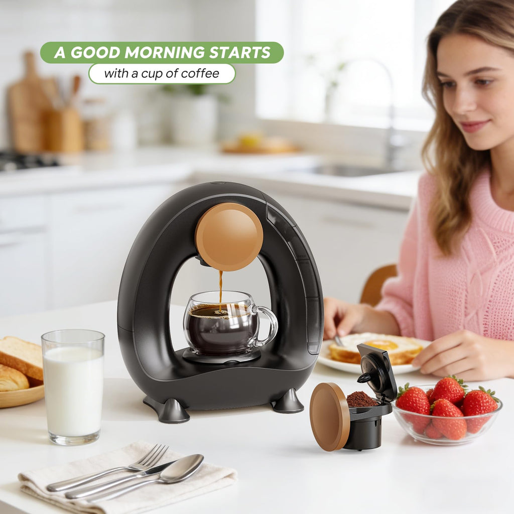 Single Serve Coffee Maker Black C385459