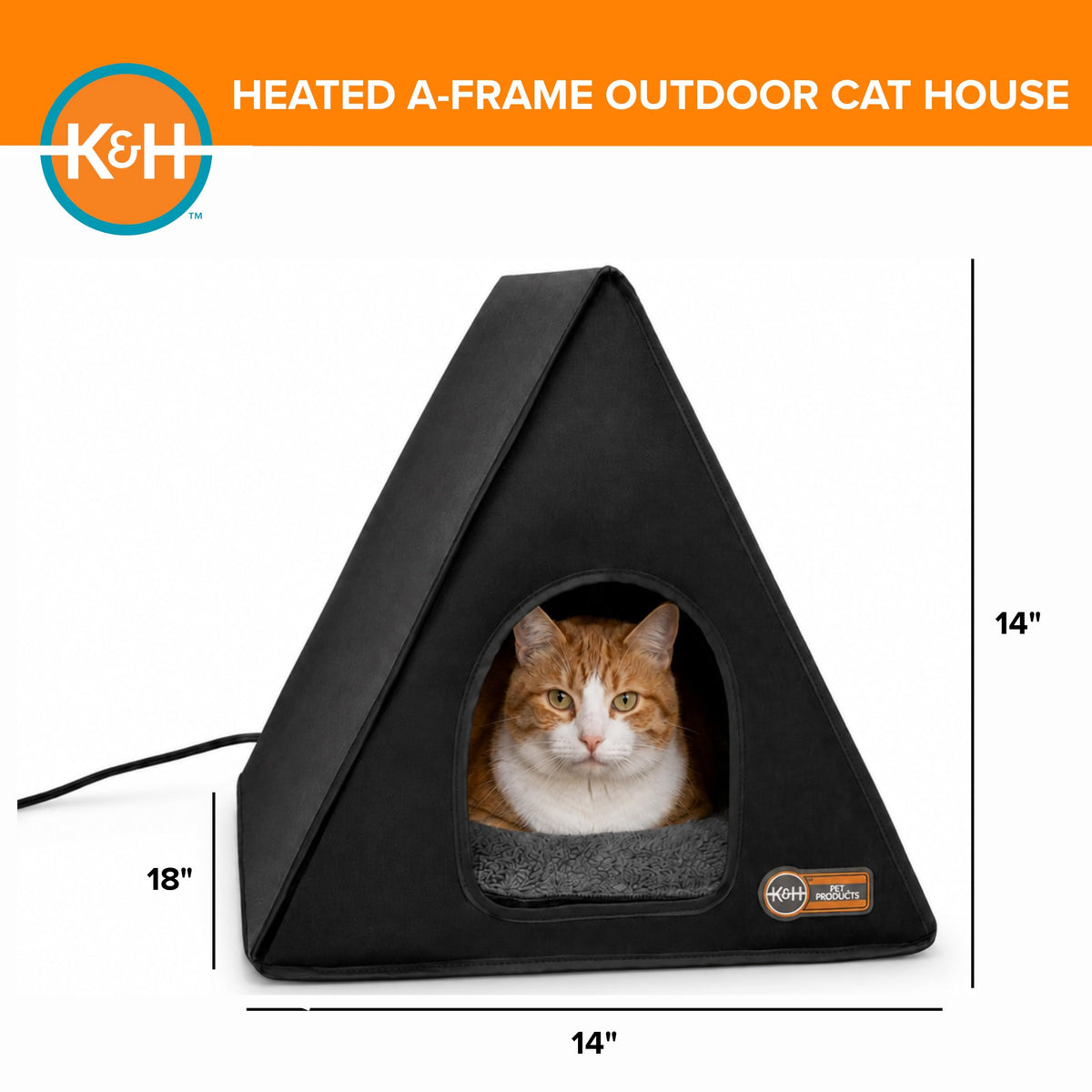 Heated Outdoor Cat House D4202