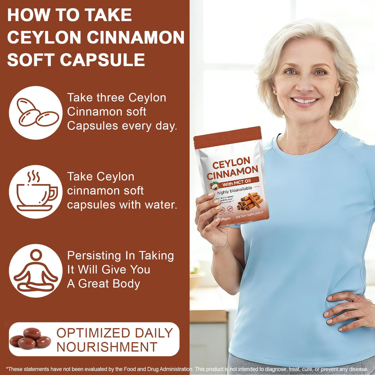 Cinnamon Capsules 300 Softgels with MCT Oil L76323