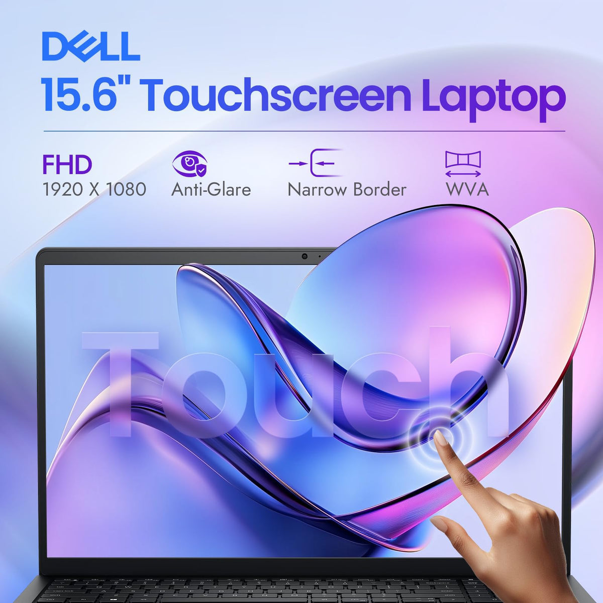 15.6" Touchscreen Laptop, 8GB DDR5 RAM, 512GB SSD, Intel i7-1355U Z9648