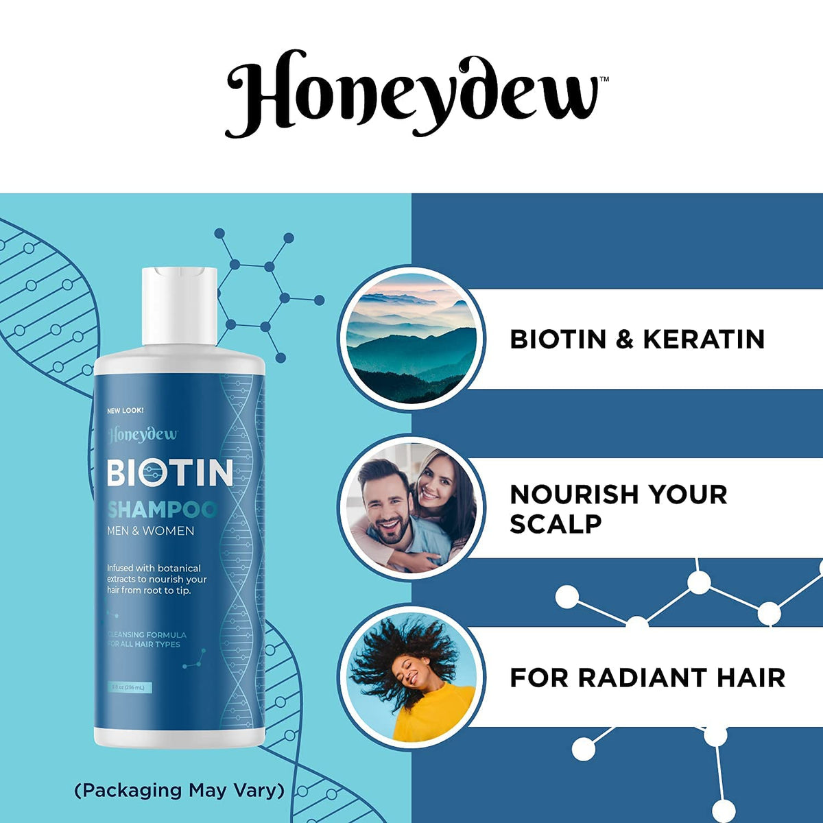 Biotin Shampoo and Conditioner Set Sulfate Paraben Silicone Free Z10667