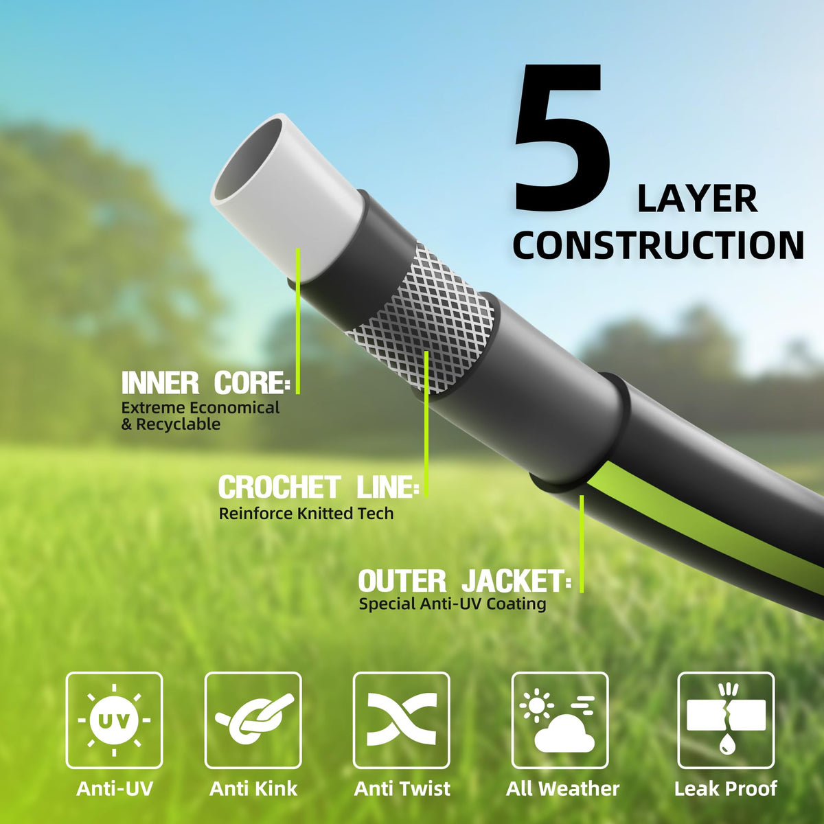 Heavy Duty PVC Garden Hose T792