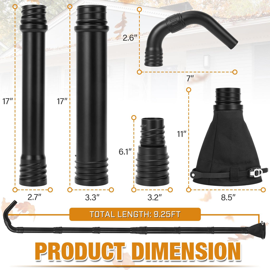 Leaf Blower Attachment with Reflector L144