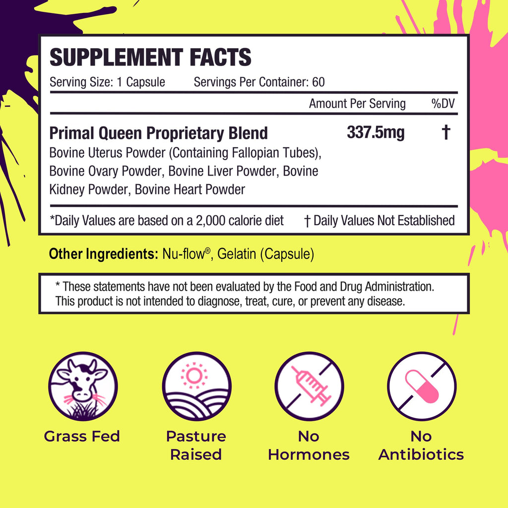 Grass Fed Beef Organ Supplement, 60 Capsules B922119